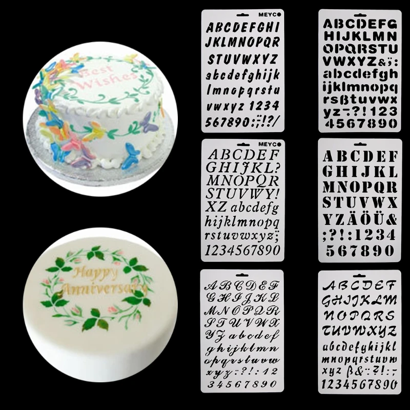 Alphabet Letter Number Fondant Cutter Mould Cake Cookie Decorating Baking Mold | Дом и сад