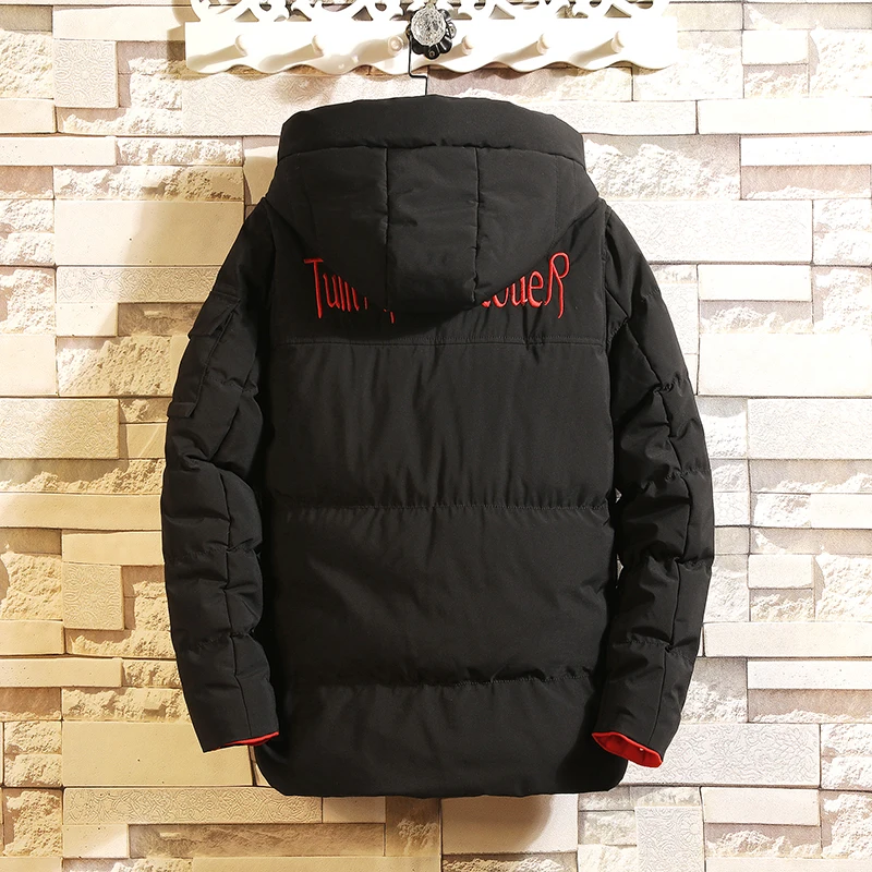 Мужские зимние толстые теплые куртки мужские Модные повседневные свободные