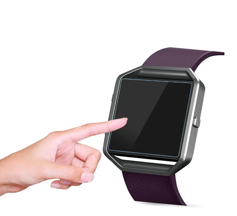 2 шт. закаленное стекло HOPELF для Fitbit Blaze защиты экрана стекло|Смарт-аксессуары| |