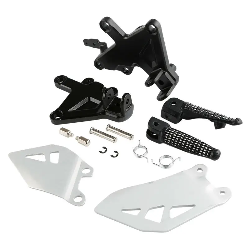 Мотоциклетные матовые черные Передние Подножки подножки кронштейны для Kawasaki Ninja