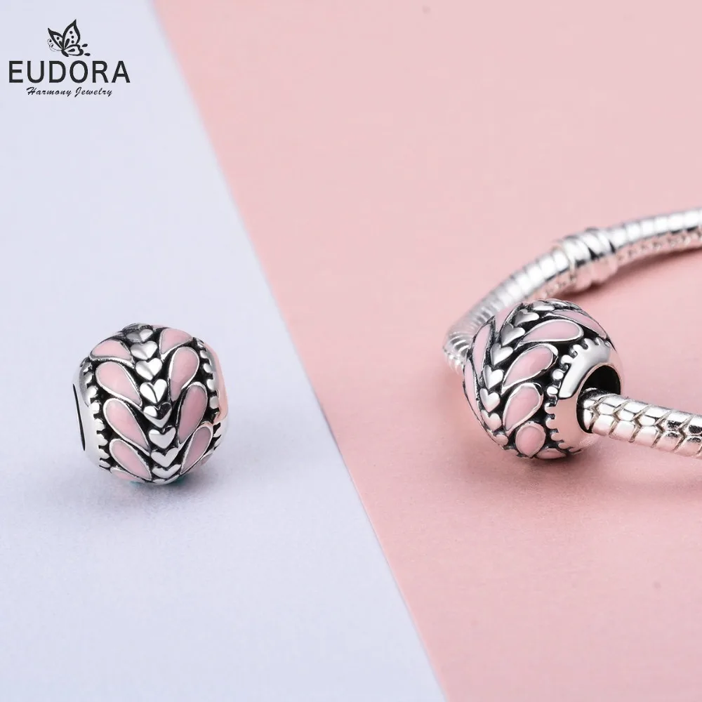 Новое поступление Eudora бриллиантовый Серебряный цветок маргаритки розовые