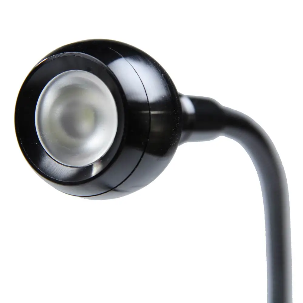 USB гибкая 3LED Настольная лампа с зажимом для портативных ПК компьютеров GHS99