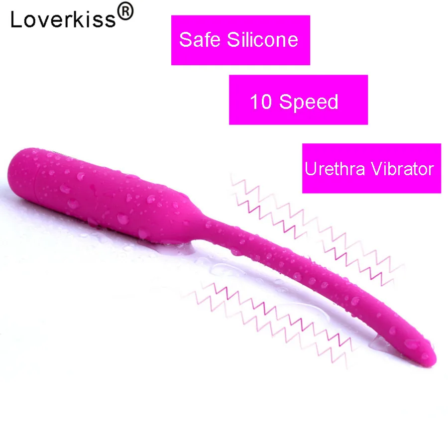 Вибратор для мужчин Loverkiss интимные игрушки вибрирующий пенис уретральные