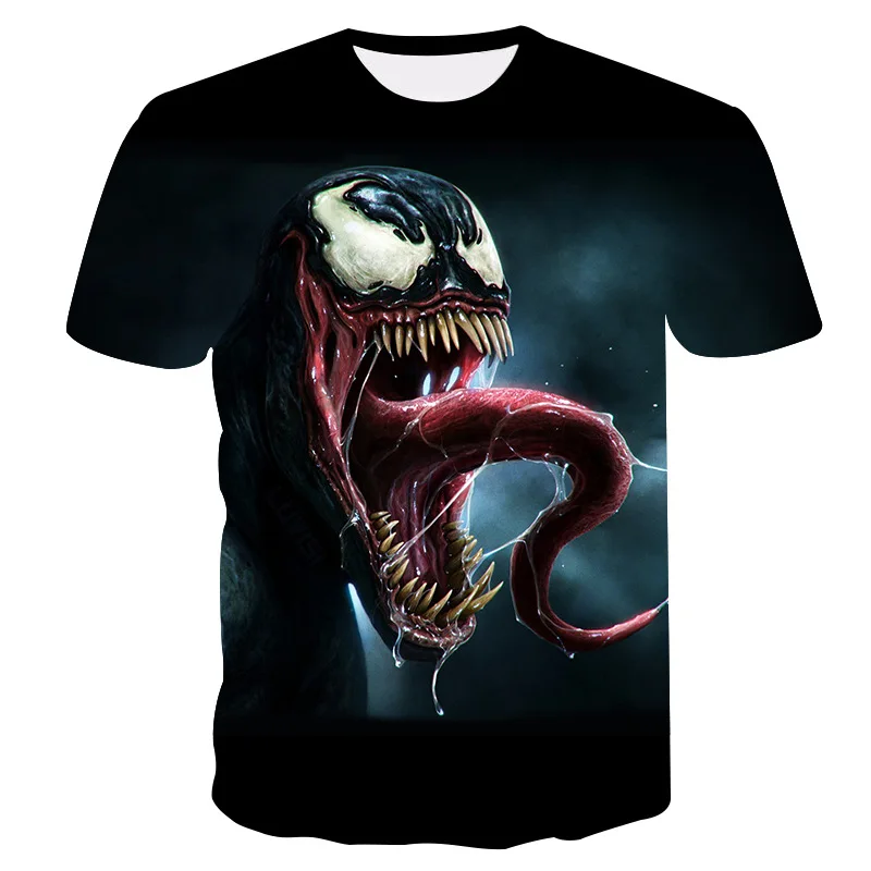 Мужская 3d футболка с короткими рукавами из серии фильм venom 2019 летняя новая