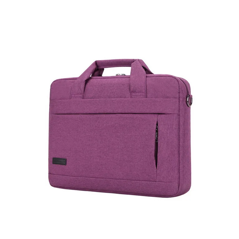 purple 15inch Портфель большой емкости, сумка для ноутбука, сумка для ноутбука для мужчин и женщин, дорожная деловая сумка для 14, 15,6 дюймов, Macbook Pro, чехол для ПК - Цвет: purple 15inch