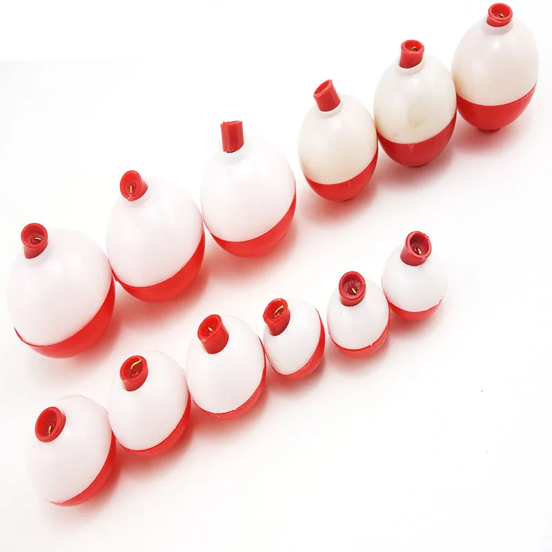 Совместно с рыбой 12 шт. пластиковый поплавок для рыбалки диаметр 1 дюйм 25 дюйма 5 75