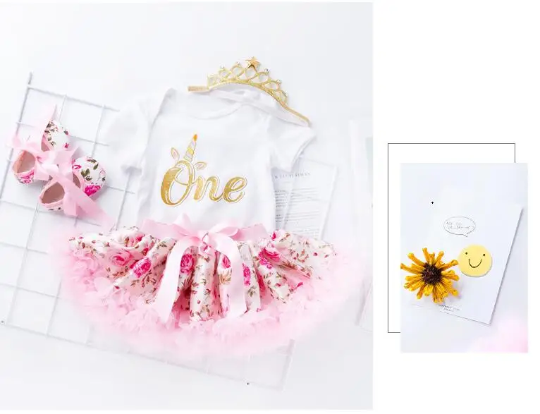 

Платье-пачка для новорожденных, 4 шт./компл., 50-57 см