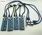PCI E от 1 до 3 PCI express, 1X Слоты Riser Card Mini ITX на внешний 3 PCI-E слота, адаптер PCIe Port, множитель карт VER005 1X на 16