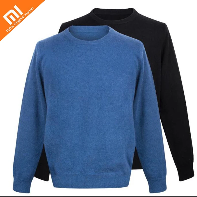 xiaomi mijia Мужской базовый с круглым вырезом с капюшоном кашемировый свитер кашемировый мужской свитер кашемировый свитер