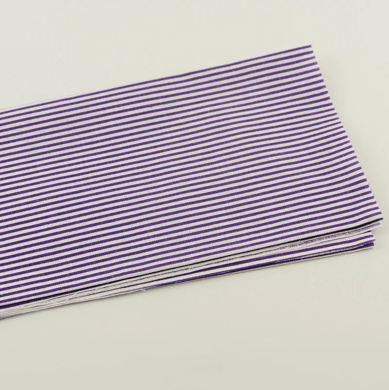 1 шт. принт с фиолетовыми полосками дизайнерская хлопковая ткань 50x50 см