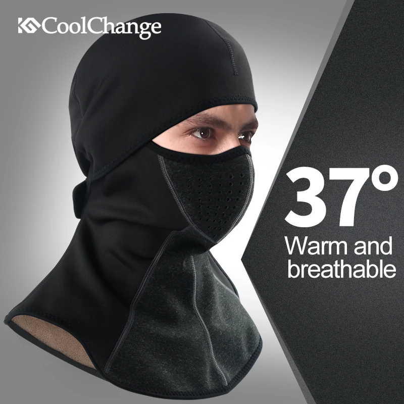 CoolChange велосипедная маска для лица зимняя Лыжная Флисовая Маска