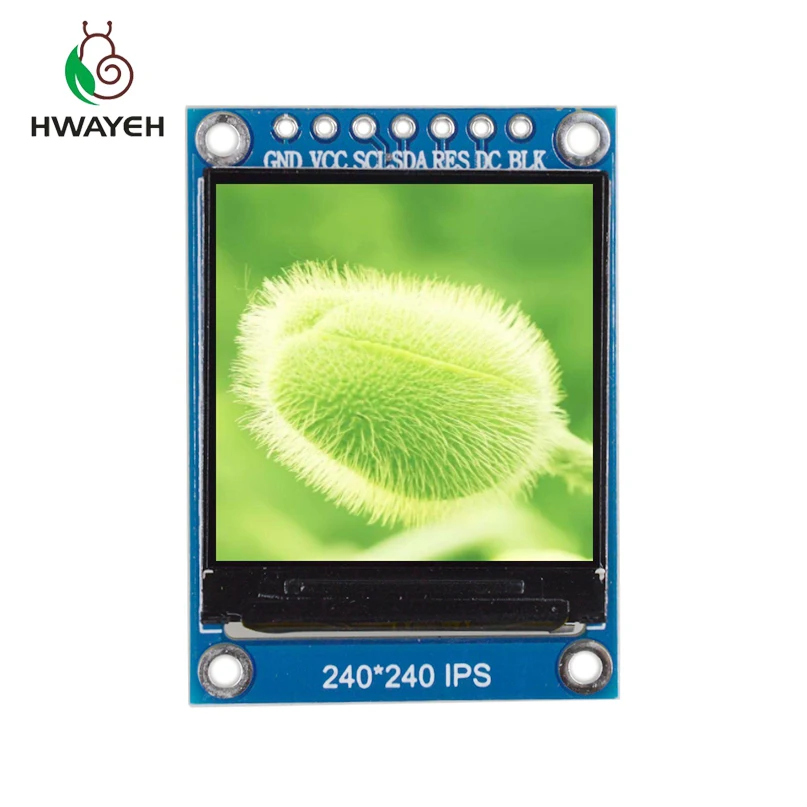 HWAYEH TFT-дисплей 0 96/1 3 дюймов 1 44 8 IPS 7P SPI HD 65K полноцветный ЖК-модуль ST7735 / ST7789 Привод IC