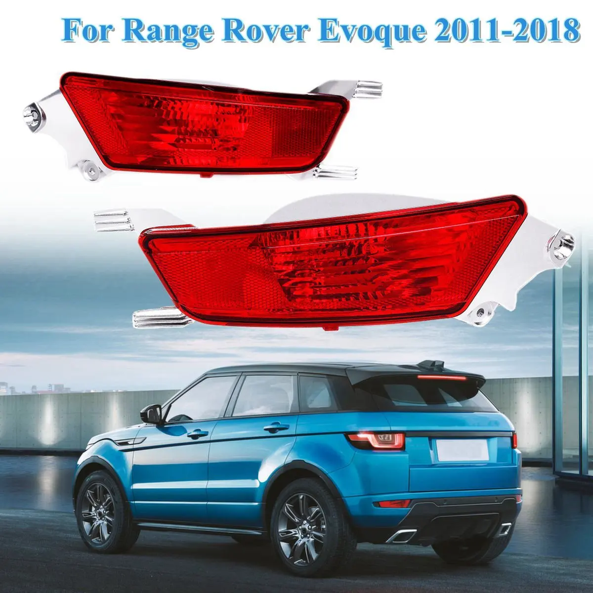 Для Range Rover Sport 2012 2013- LR025148 LR025149 1 пара автомобиля задний левый и правый бампер туман светильник с лампой