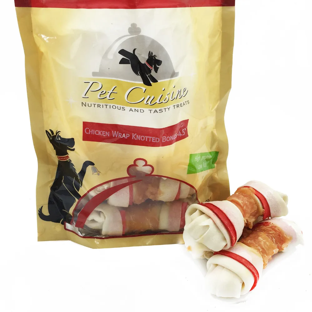Pet кухни Собака зубной жует ежедневных тренировок лечит курица Обёрточная бумага