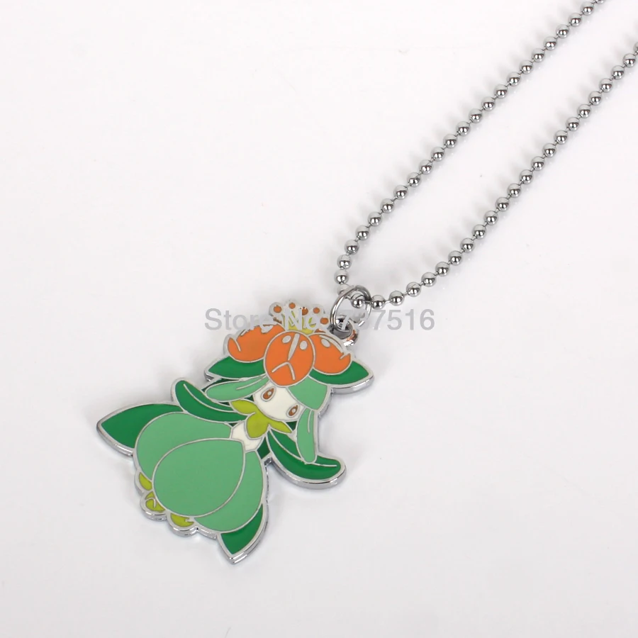 Из коллекции Аниме Lilligant унисекс милые Очаровательные Редкие металлические