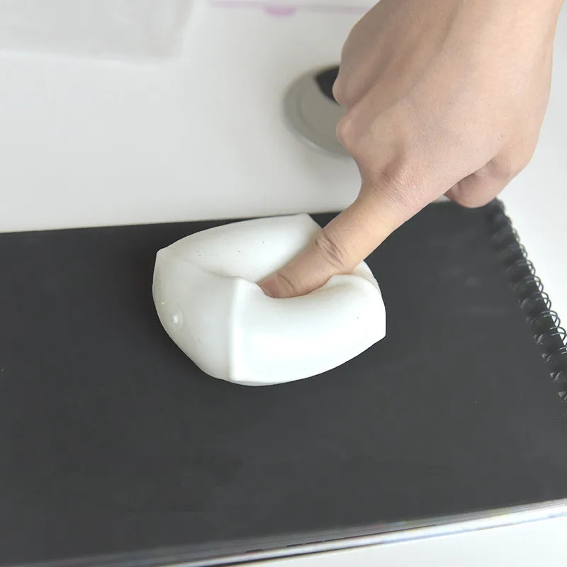 Игрушки Fidgety Vent белый прессованный куб Kawaii растягивающийся антистресс слаймы