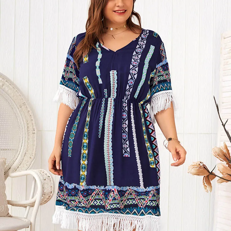 Летнее женское платье размера плюс, обхват груди 140 см, 6XL, 7XL, 8XL, 9XL, женское платье темно-белого цвета