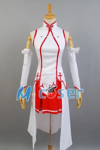 Женский костюм для косплея Asuna Yueki искусство меча из японского аниме|cosplay