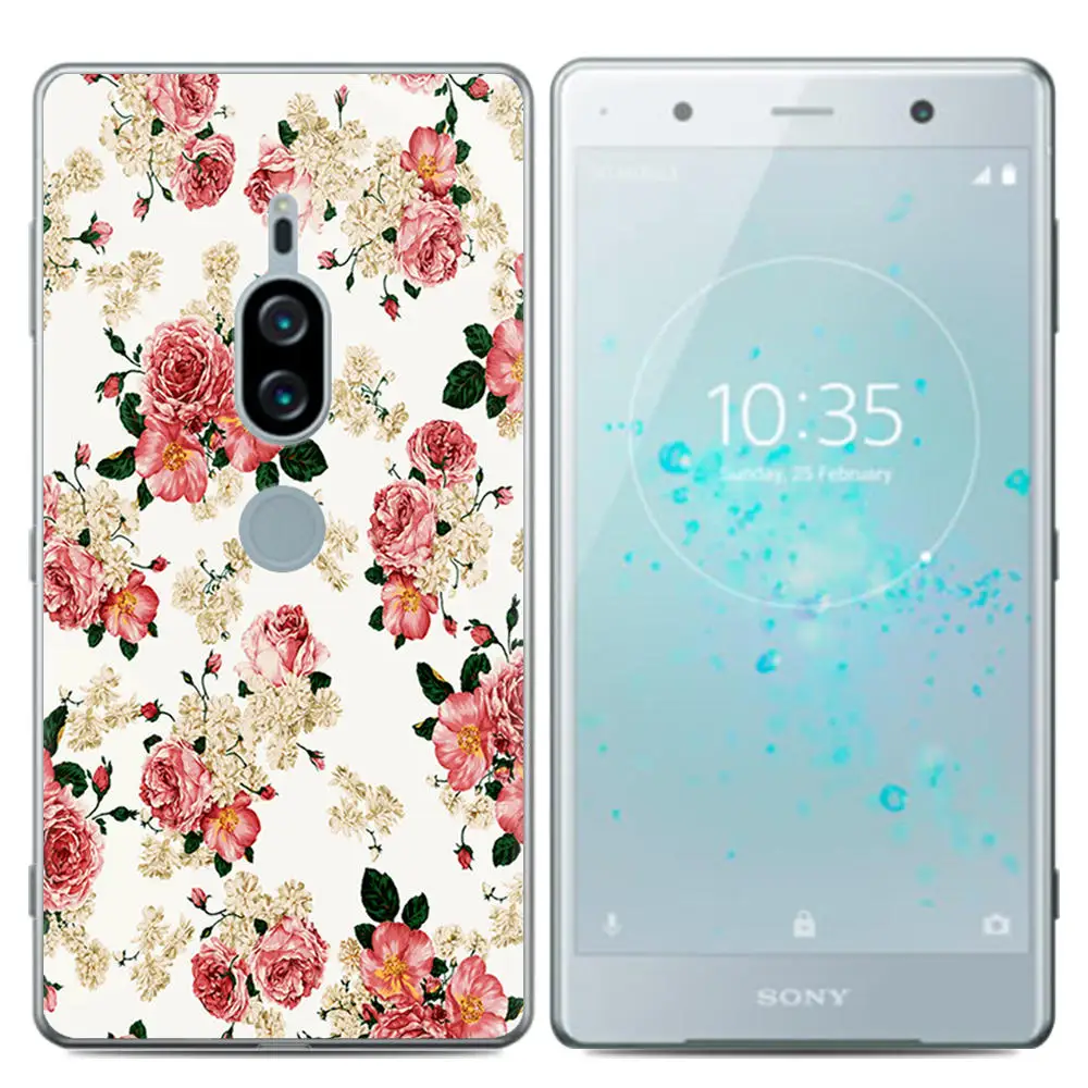 Чехол для телефона с цветами Sony Xperia XZ2 Premium 5 8-дюймовый милый Единорог модный