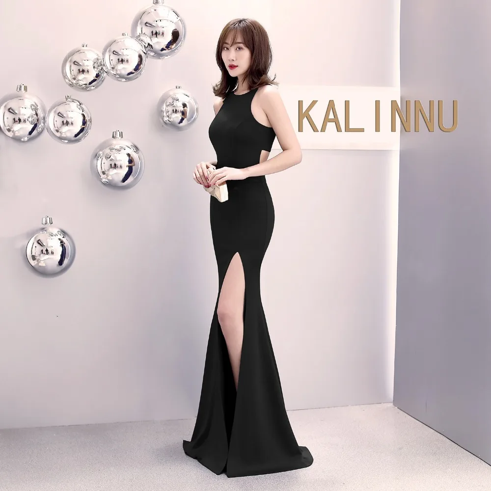 Новое Элегантное Атласное Вечернее платье длинное привлекательное официальное