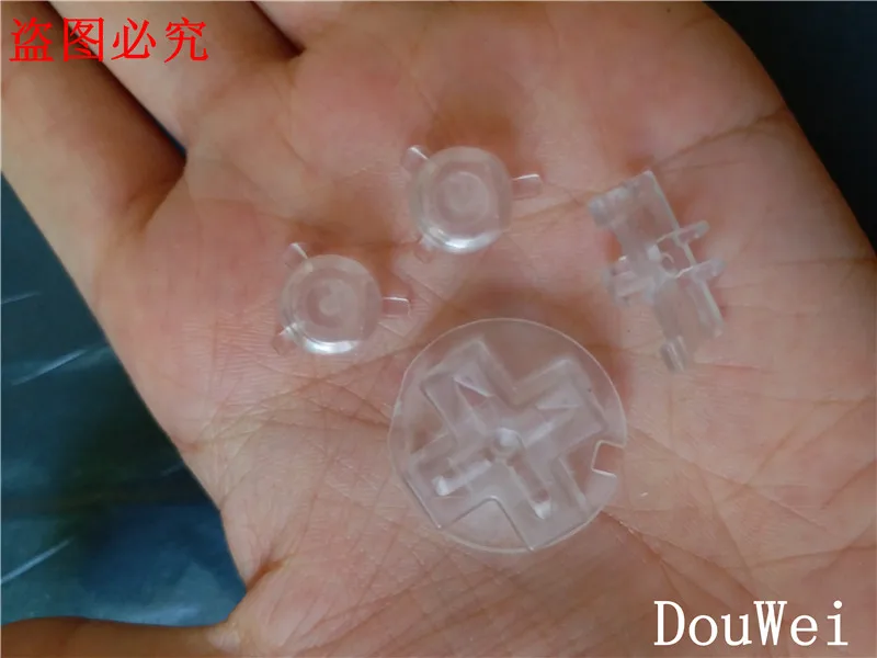 10sets 1set 5sets Transparent Color For GBP Buttons A B Button D-pad Nintendo Game boy Pocket Key Pads Crystal Clear | Электроника