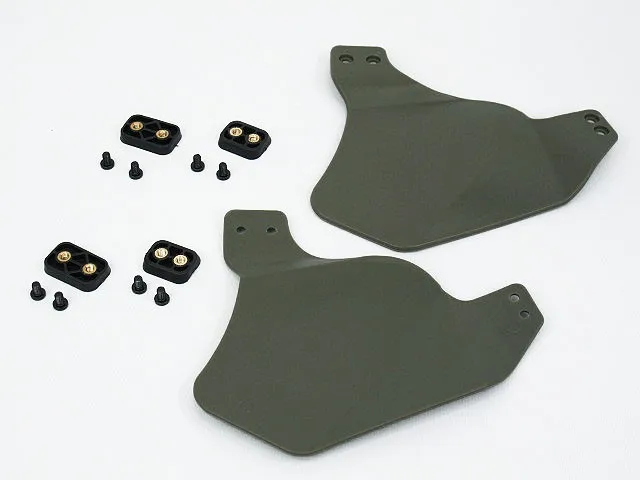 OD green Тактический Защитный шлем для быстрого шлема с 2 боковыми защитными ушами аксессуары для шлема - Цвет: OD green