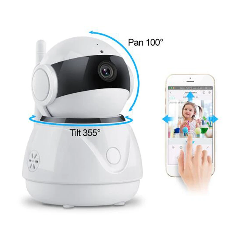 

Smart Home Security 1080P Pan Tilt IP Camera Wi-Fi Cloud Storage Two Way Audio WiFi IP Camera CCTV Camera Wifi Night Vision Cam