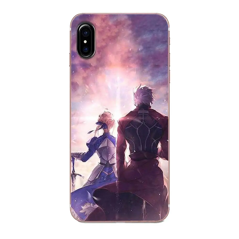 Аниме Fate Stay Night Saber Мягкий ТПУ чехол-накладка с принтом для Huawei P8 P9 P10 P20 P30 Mate 7 8 9 10 20