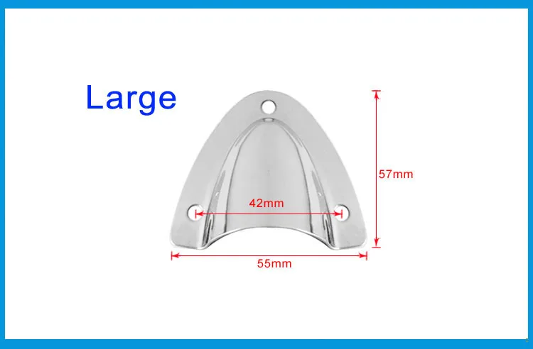 Marine Grade Stainless Steel Midget Clam Shell Wire Cable Vent Cover hose for Rowing Boat Yacht Surfing Water Sport|Рыболовные