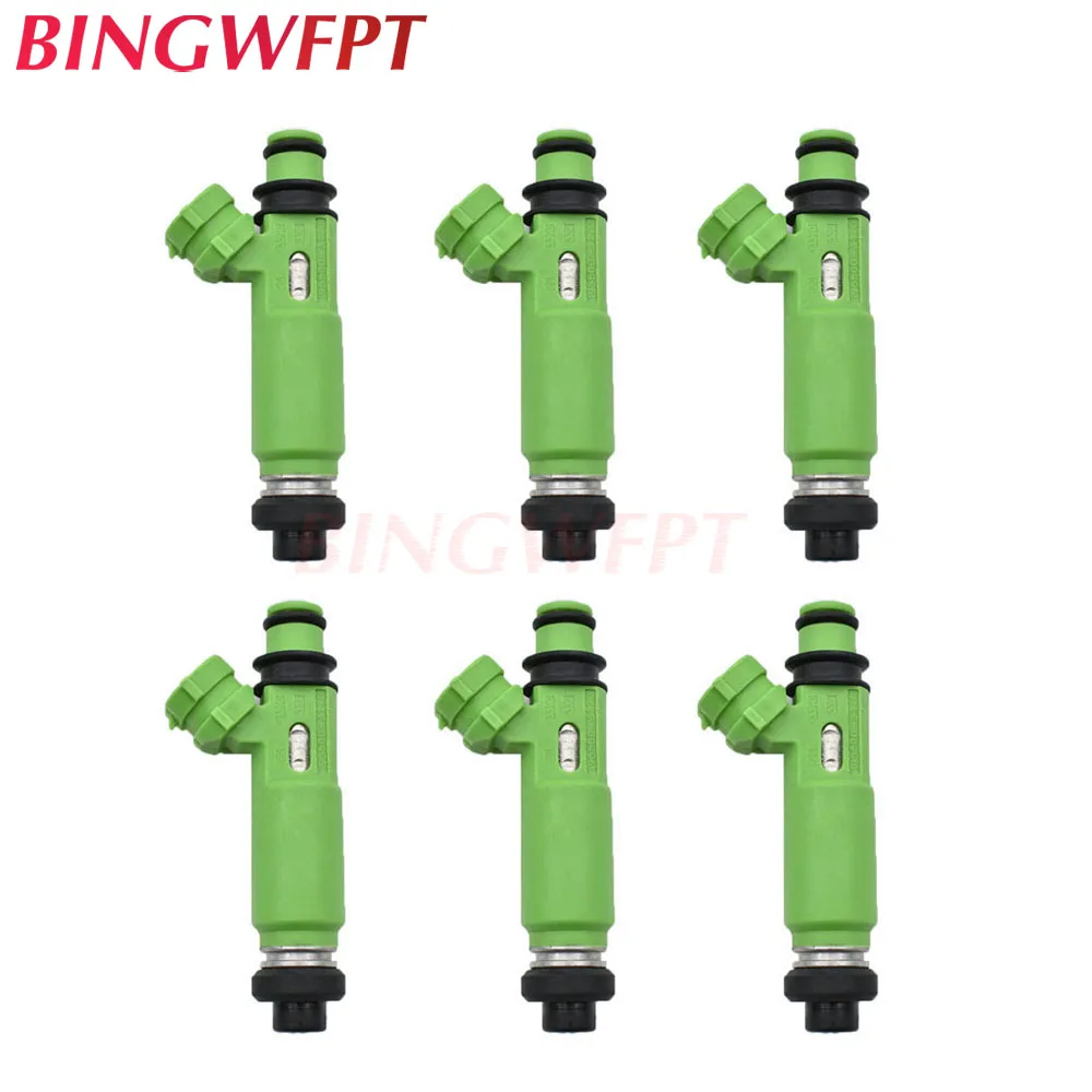 

6шт 195500 -3170 1955003170 Форсунка топливных форсунок для Mitsubishi Montero Sport 3.0 V73 6G72 6G74 1998-2003 MD 332733