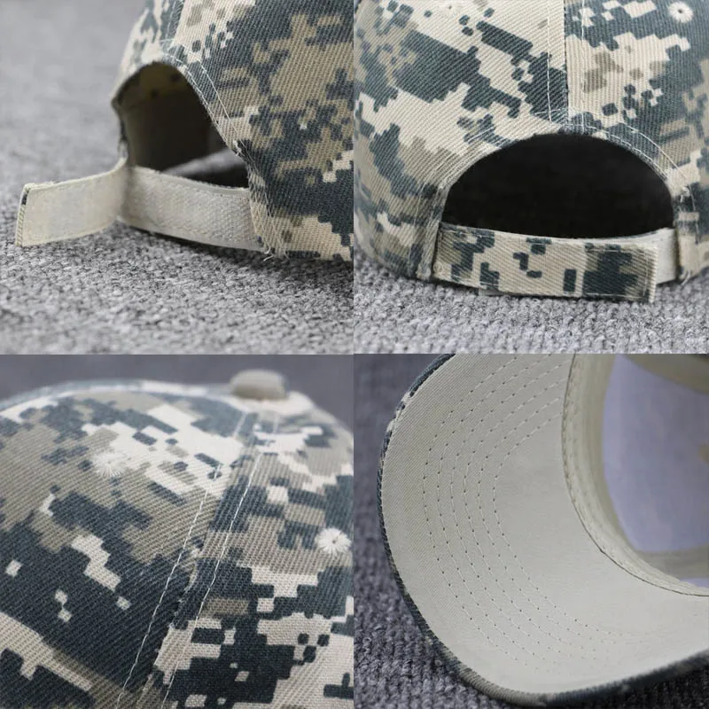 Модная армейская камуфляжная бейсбольная кепка Мужская тактическая Кепка