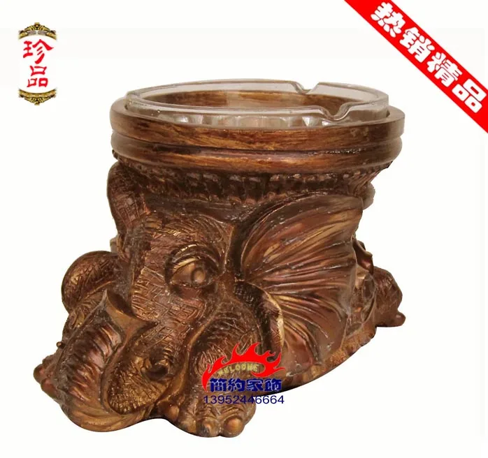 Дешевые континентальный пепельница украшения антикварные ремесла творческой