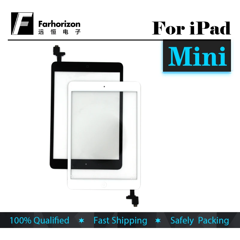 Для планшета iPad mini дигитайзер в сборе Сенсорное стекло замена без кнопки домой
