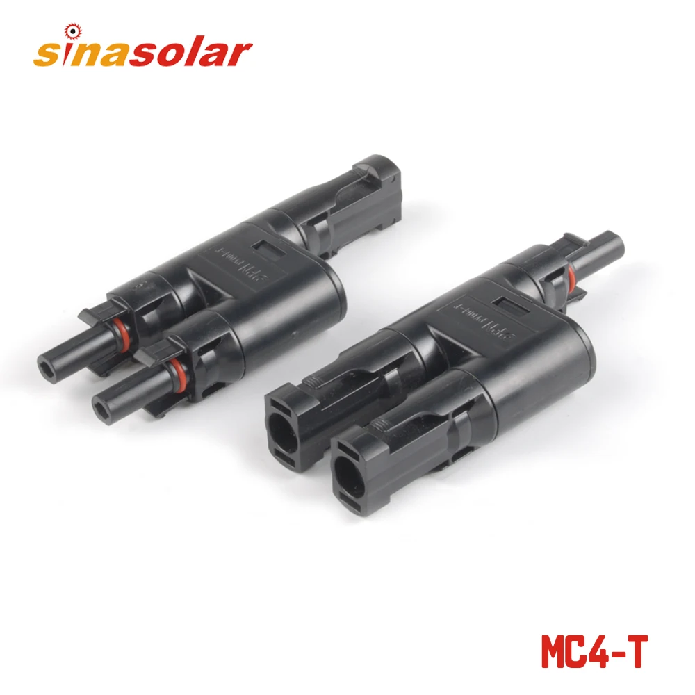 TUV MC4 T филиал PV разъем Солнечный водонепроницаемый разъем|waterproof fibers|connector acwaterproof