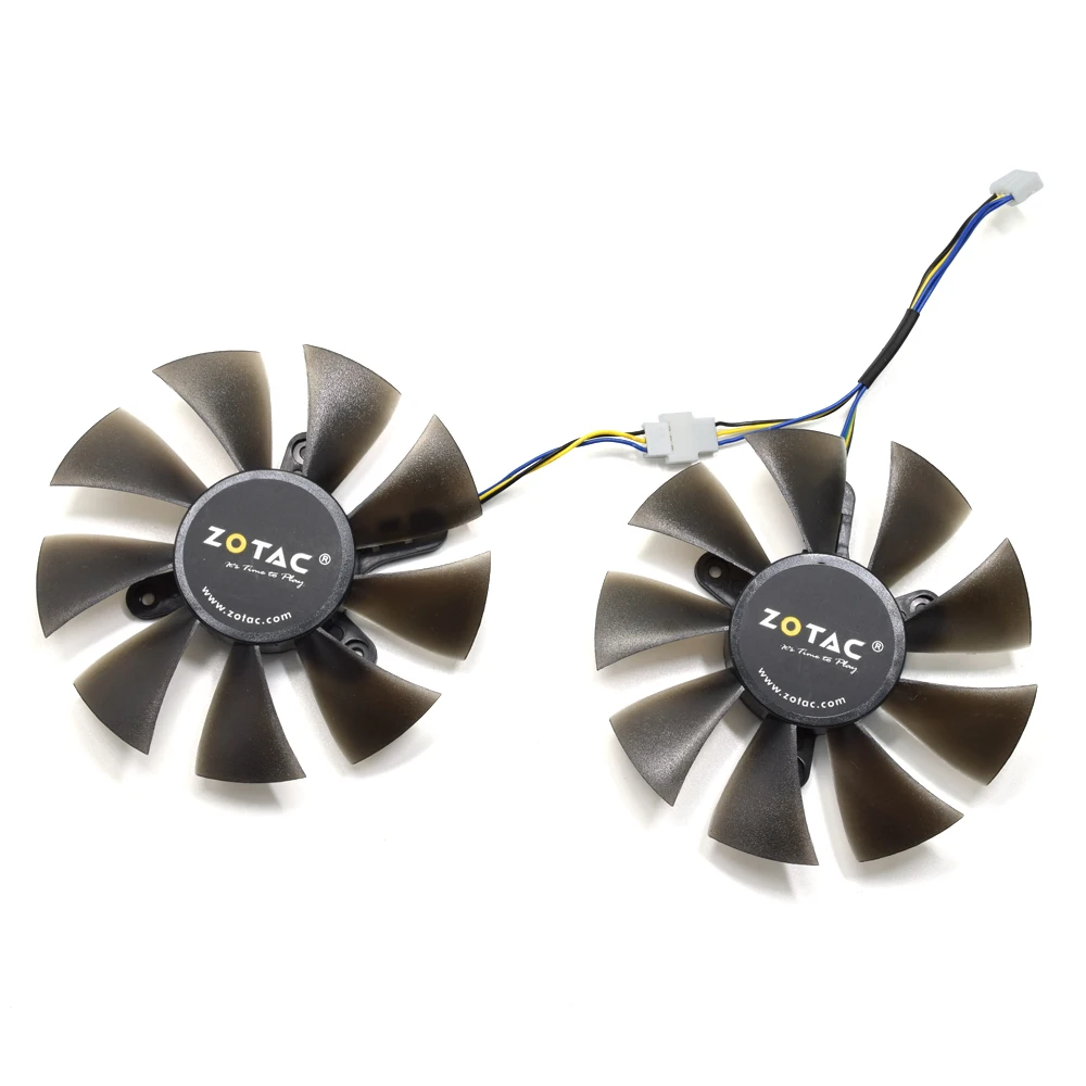 Вентилятор охлаждения для видеокарты ZOTAC GTX1060 6 ГБ GTX 1070 Mini 1060 GFY09010E12SPA GA91S2H 85 мм 4