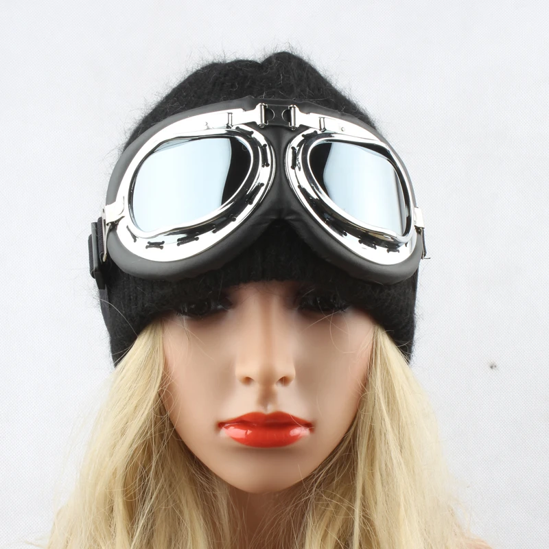 Зимние шапки для женщин, солнцезащитные очки Skullies Beanies, мужские модные толстые теплые лыжные шапки унисекс, вязаная шапка с кроличьим мехом