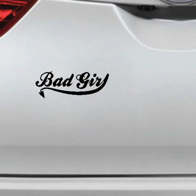 QYPF 16 5 см * 6 BAD GIRL забавная Новинка Шутка автомобильный бампер Виниловая Наклейка