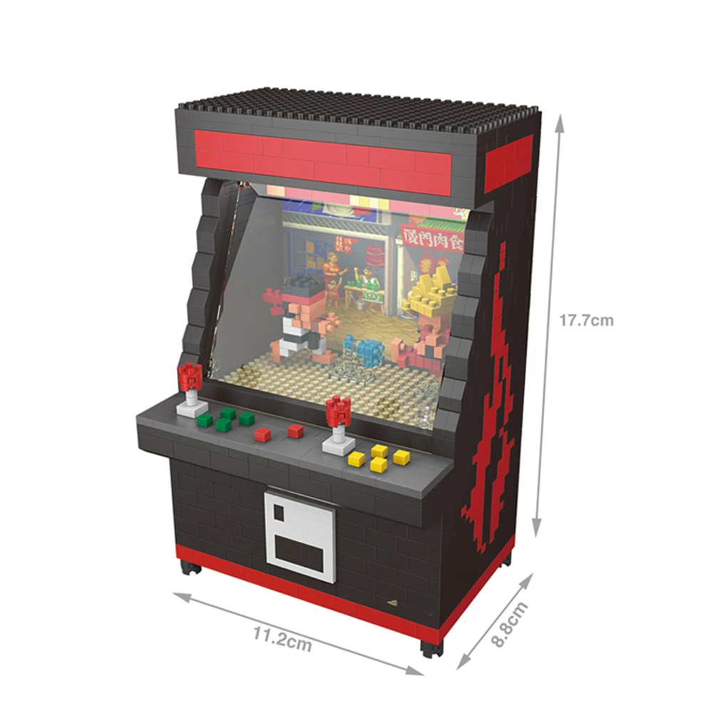 Игровая комната аркадный истребитель игра Черная машина 3D модель DIY Алмаз Мини