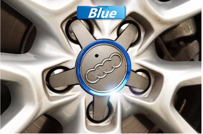 4 шт. хит автомобильный Стайлинг наклейка из алюминиевого сплава крышка ступицы