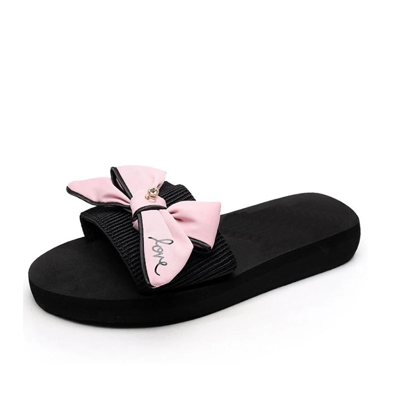 2017 женские сандалии на высоком каблуке с бантом летние босоножки танкетке