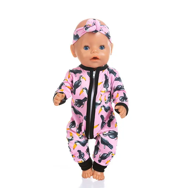 s6 Новые комбинезоны подходят для 43 см Baby Doll 17 дюймов Born Doll Одежда - Цвет: s6