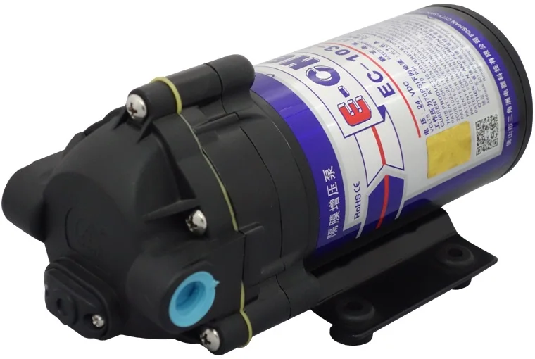 150GPD self priming pump DC 24V water purifier system RO diaphragm booster high pressure long lifetime | Обустройство дома