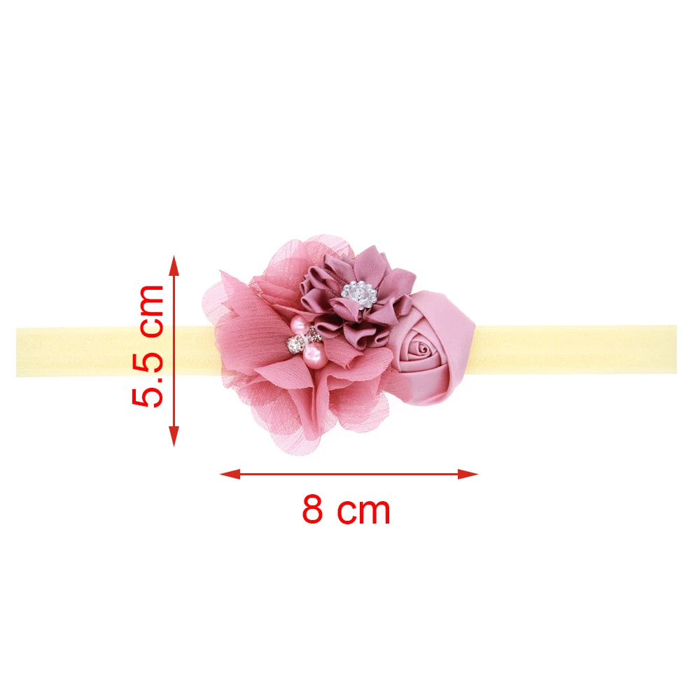 1 Piece MAYA STEPAN Children Girls Fashion Cute Hair Head Band Flower Rose Baby Newborn Rope Headband Headwear Headwrap | Детская одежда
