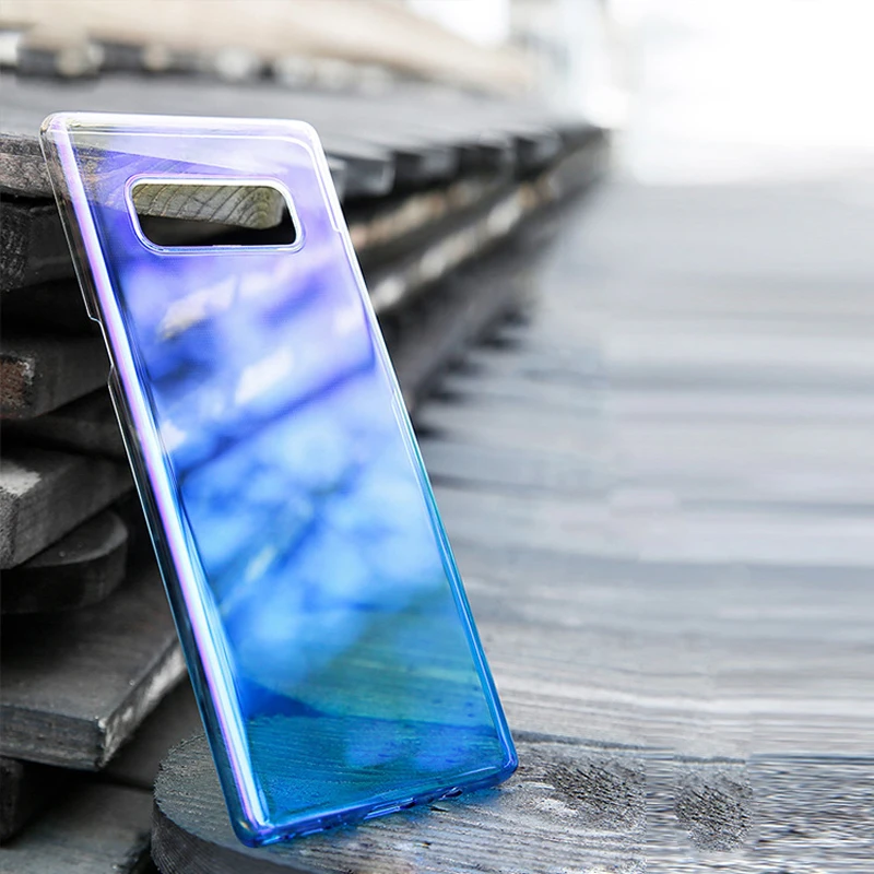 Чехол из градиентного стекла для Samsung Galaxy Note 9 8 S9 Plus S8 S7 edge закаленное стекло