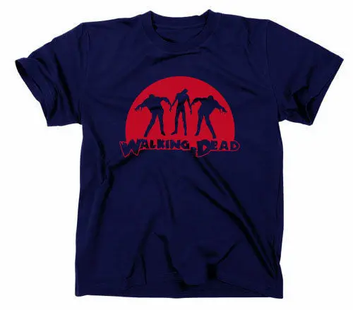 The Walking Dead Зомби футболка ужас ТВ серии horro fanshirt Вентилятор Прохладный
