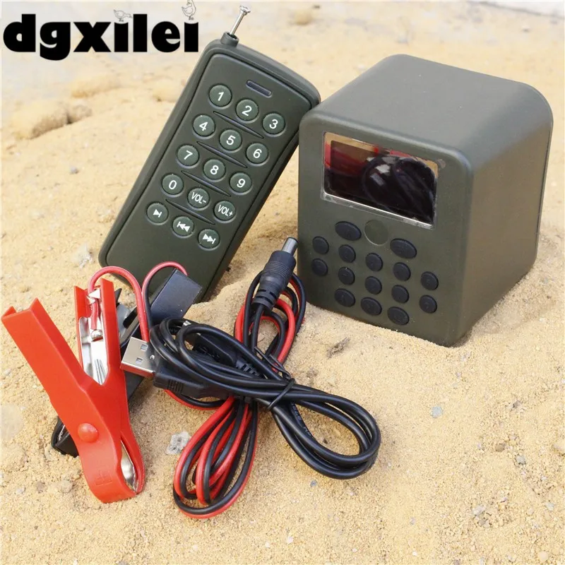 

100 -200m Remote Control Hunting Sound Bird Mp3 Player 50w Speaker Portable Bird Caller With Timer