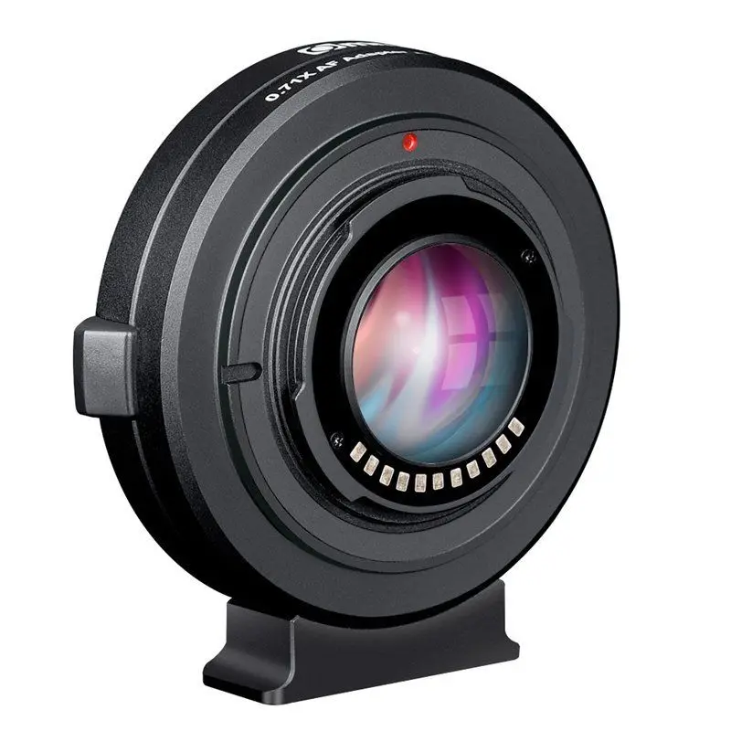 Адаптер для объектива Commlite адаптер EF/CM-AEF-MFT M4/3 камеры Panasonic GH3 GH4 GH5 GX7 GF5 GF6 GM Olympus PL5 PL6