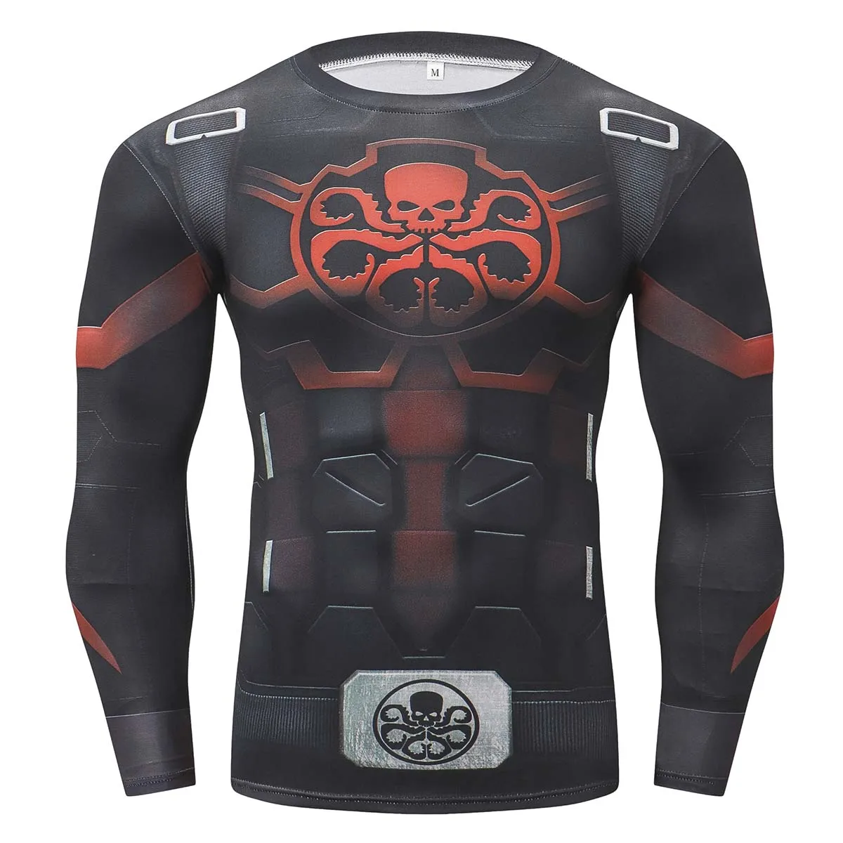 LE171 Long Sleeve Marvel Мстители 4 эндигра Капитан Америка 3D принт футболка мужская футболка с длинными рукавами компрессионные рубашки колготки Топ, футболки для фитнеса - Цвет: LE171 Long Sleeve