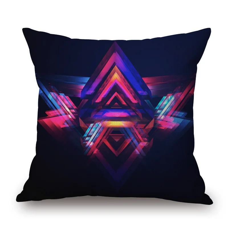 Zhuimenglong Square Linen Blend Geometric Decorative Chair Pillow Modern Cushion Garden Sitting Cojines Almofadas 45*45cm | Дом и сад