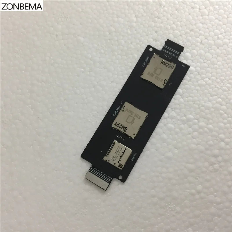 ZONBEMA 50 шт./лот новинка держатель для sim карты разъем гибкий кабель ASUS Zenfone 2 5 ZE550ML